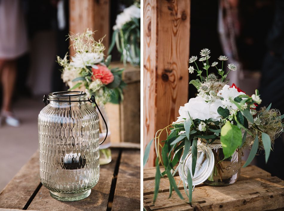 Décoration de mariage industrielle cuivre