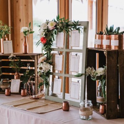 Mariage aux notes industrielles et cuivrées