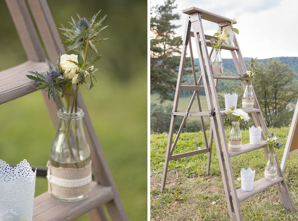 Mariage dans une bergerie dans les Vosges