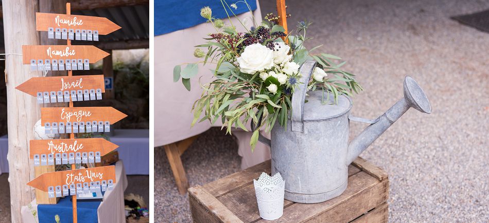 Décoration de mariage aquarelle