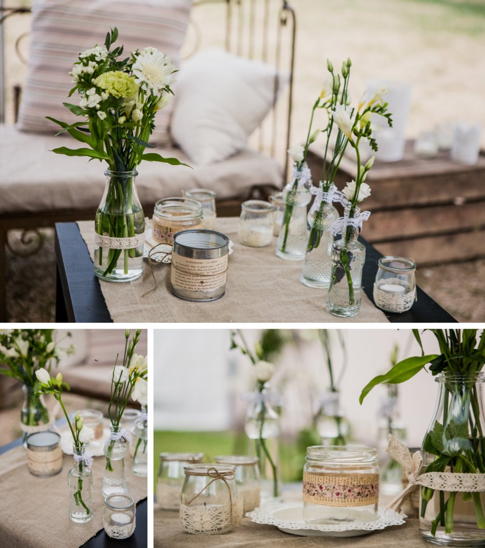 Décoration de mariage Lin et Dentelle, Bergbieten