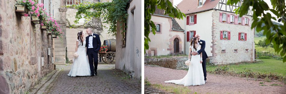 Décoration de mariage romantique bleu et lin