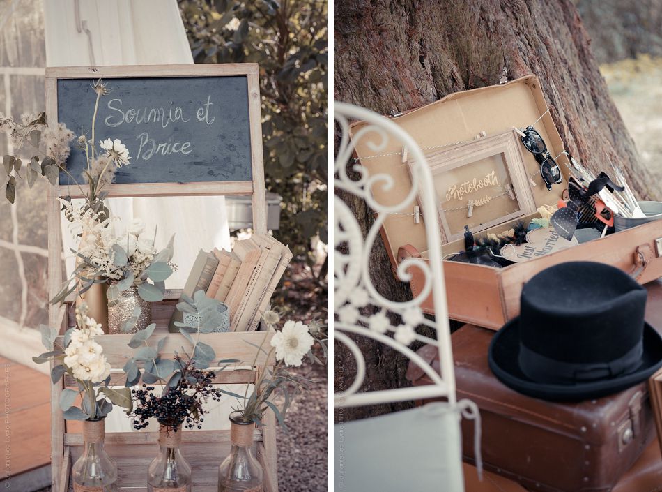 Mariage vintage pastel Relais du Gensbourg