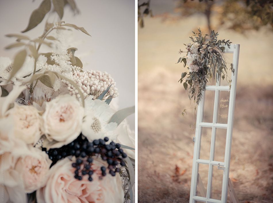 Mariage vintage pastel Relais du Gensbourg