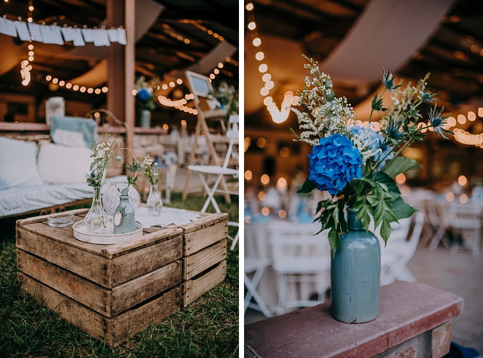 un mariage liberty et bleu dans un étang en Alsace Lorraine