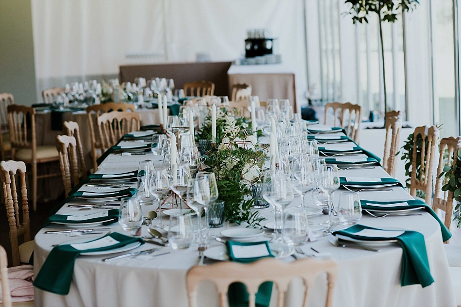 Mariage végétal et cuivré au château d'Osthoffen