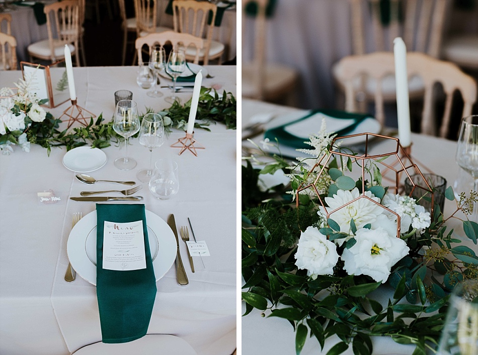 Mariage végétal et cuivré au château d'Osthoffen