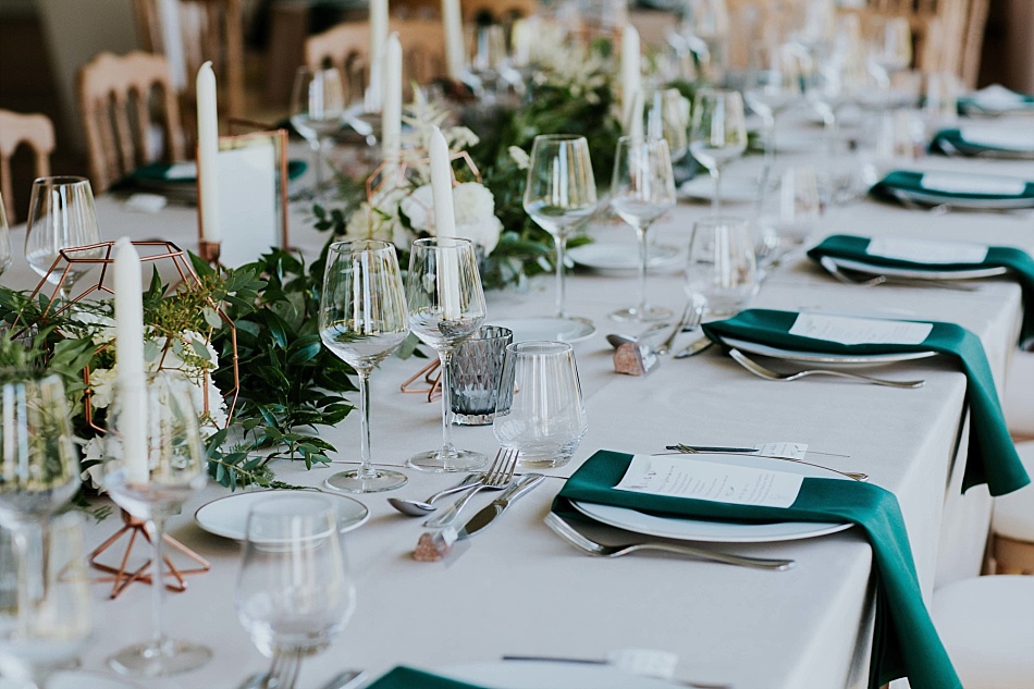 Mariage végétal et cuivré au château d'Osthoffen