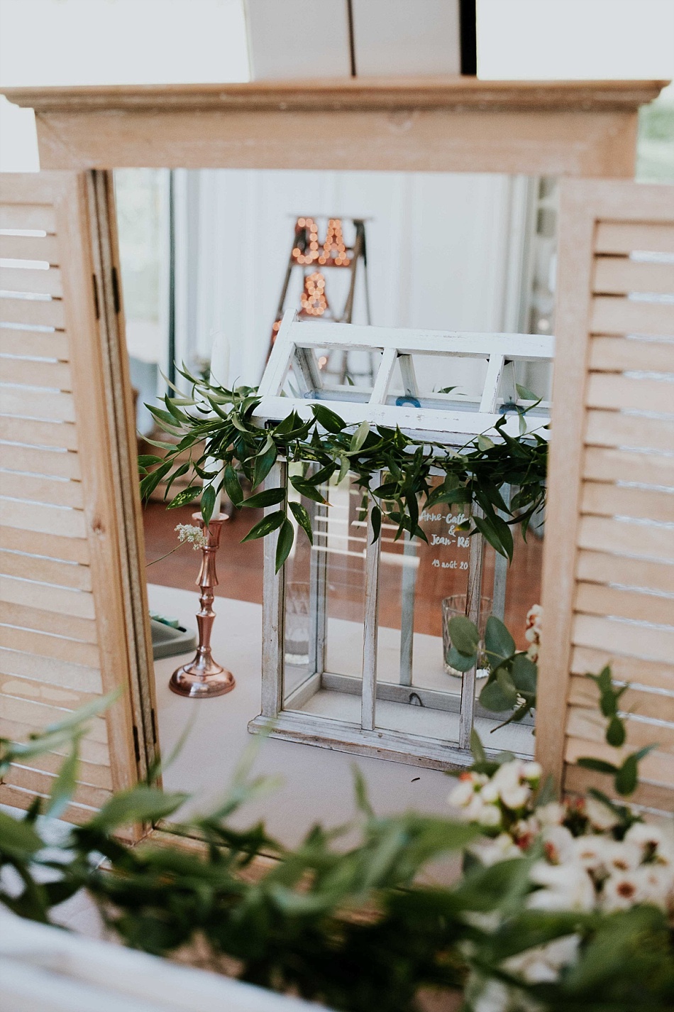 Mariage végétal et cuivré au château d'Osthoffen