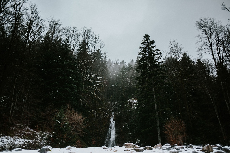 mariage elopement mineral et hivernal