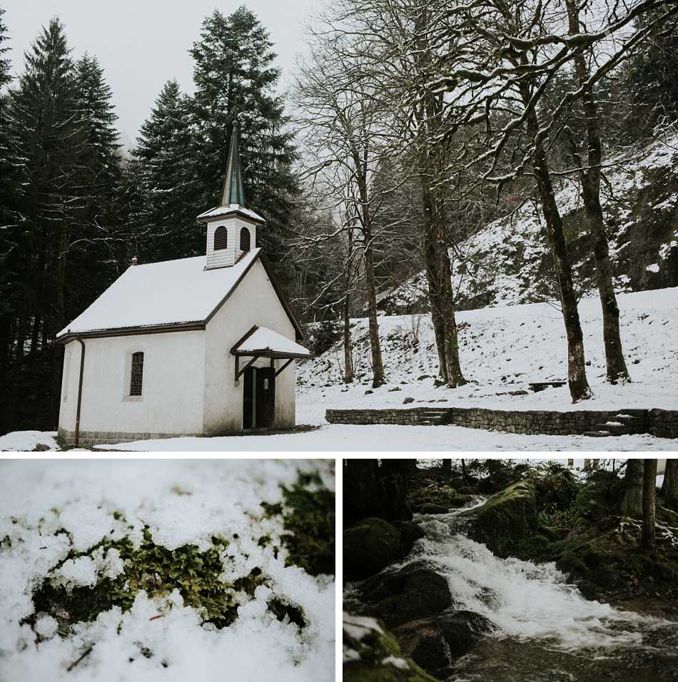 mariage elopement mineral et hivernal