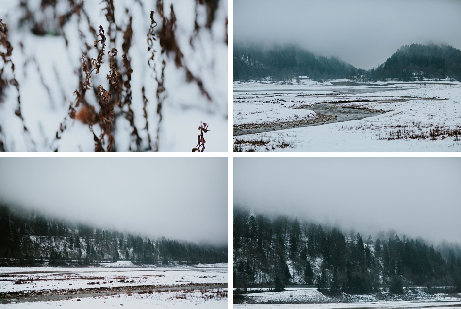 mariage elopement mineral et hivernal