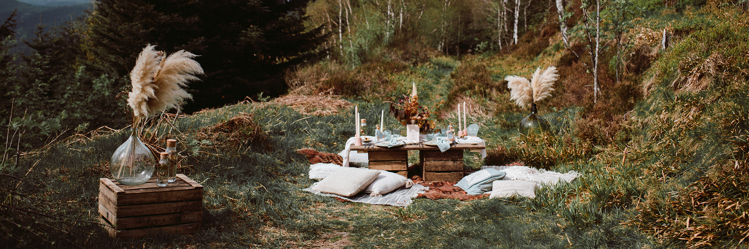 un elopement boho en Alsace