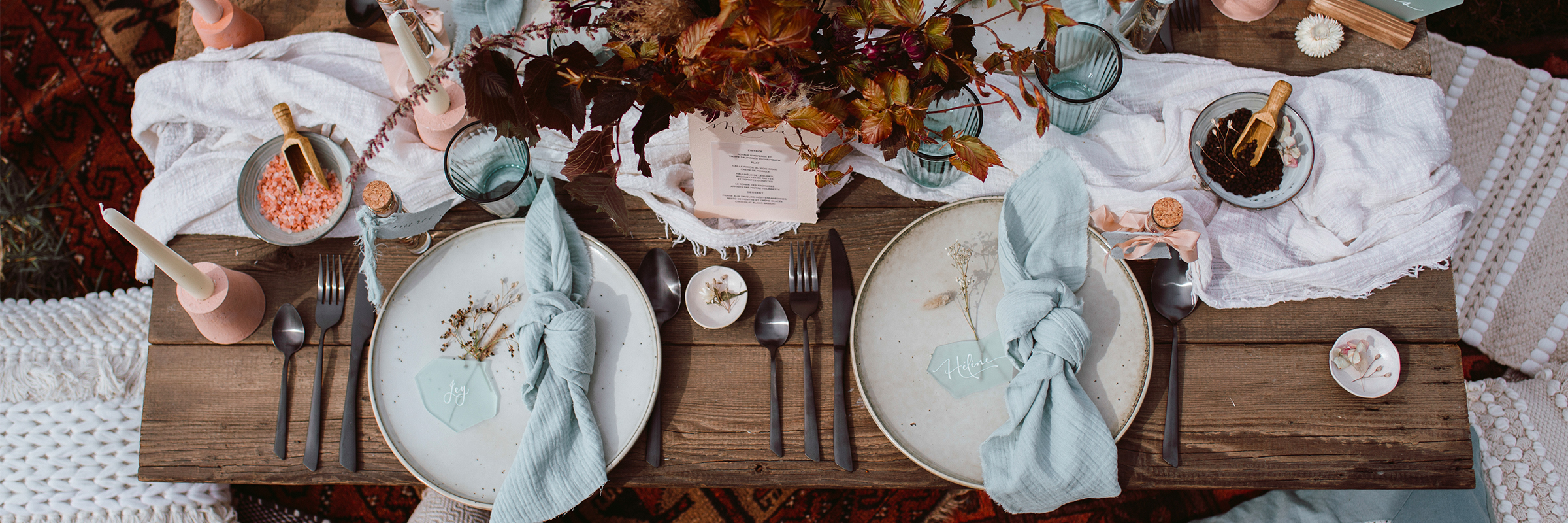 un elopement boho en Alsace