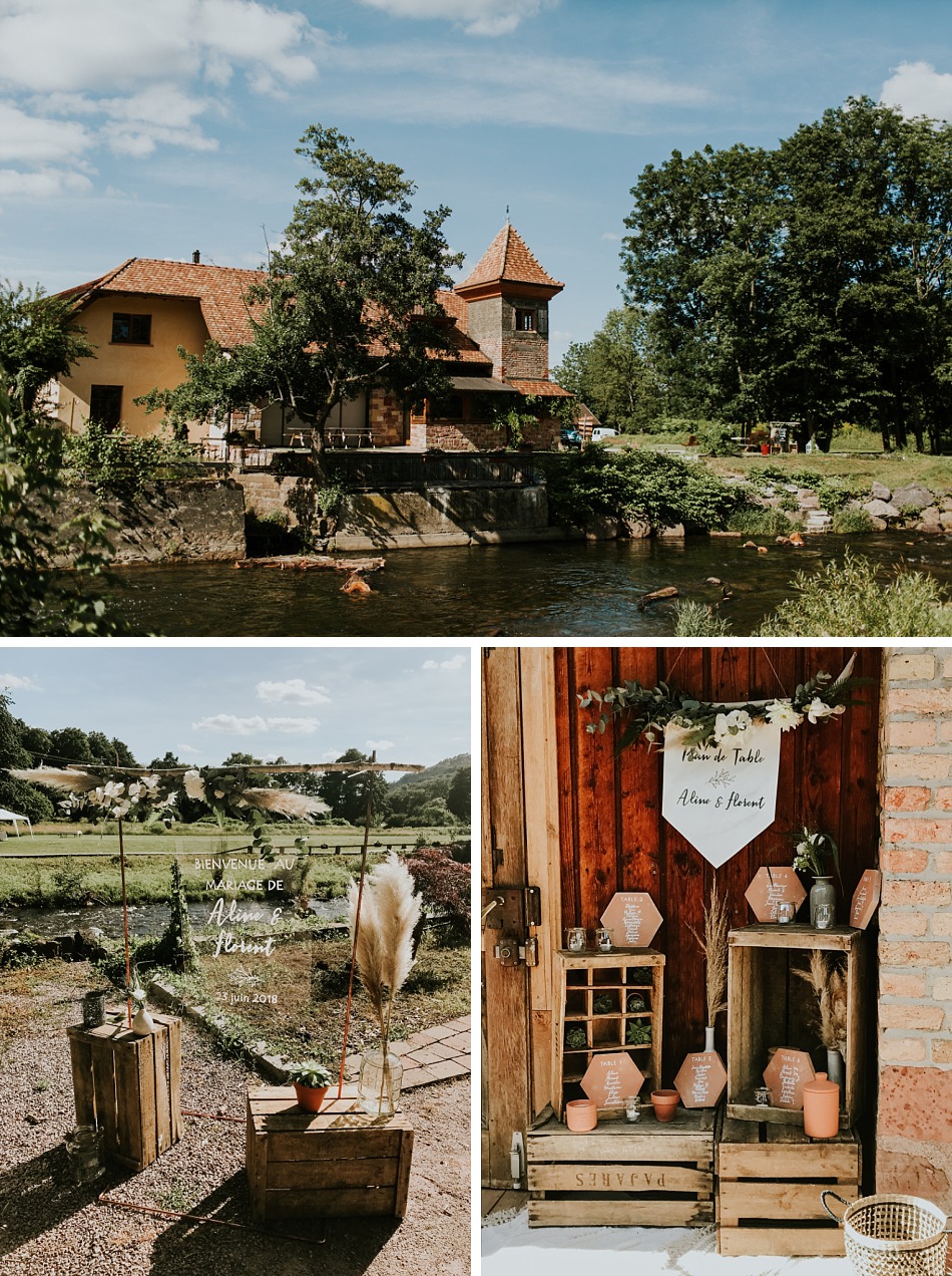 mariage boho terracotta scierie alsace