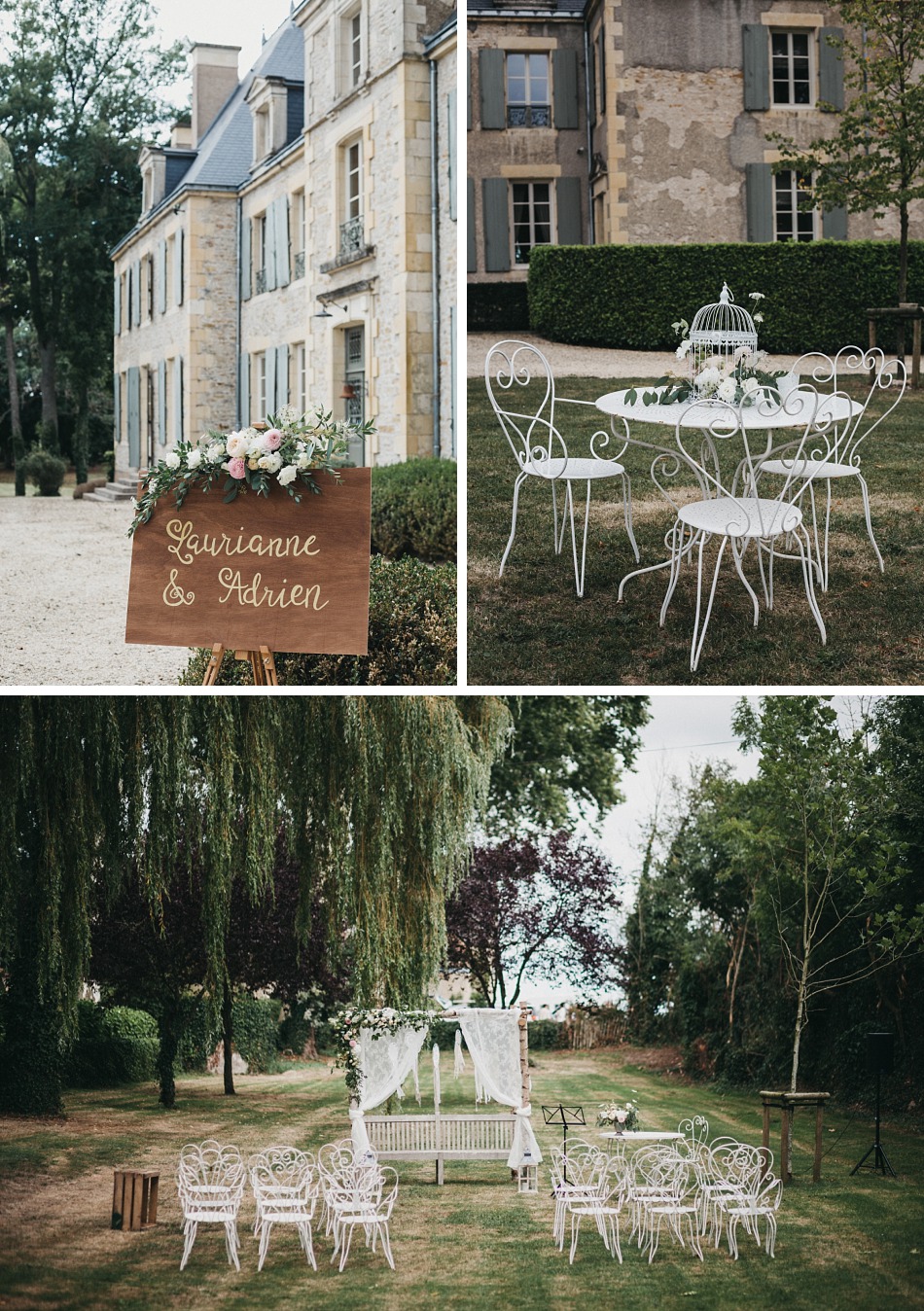 un mariage au château en Bourgogne