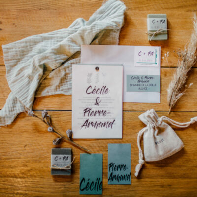 Faire-part de mariage kinfolk