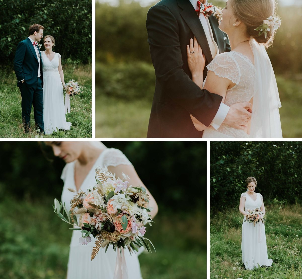 mariage bohème chic/folk au domaine de saint loup en Alsace