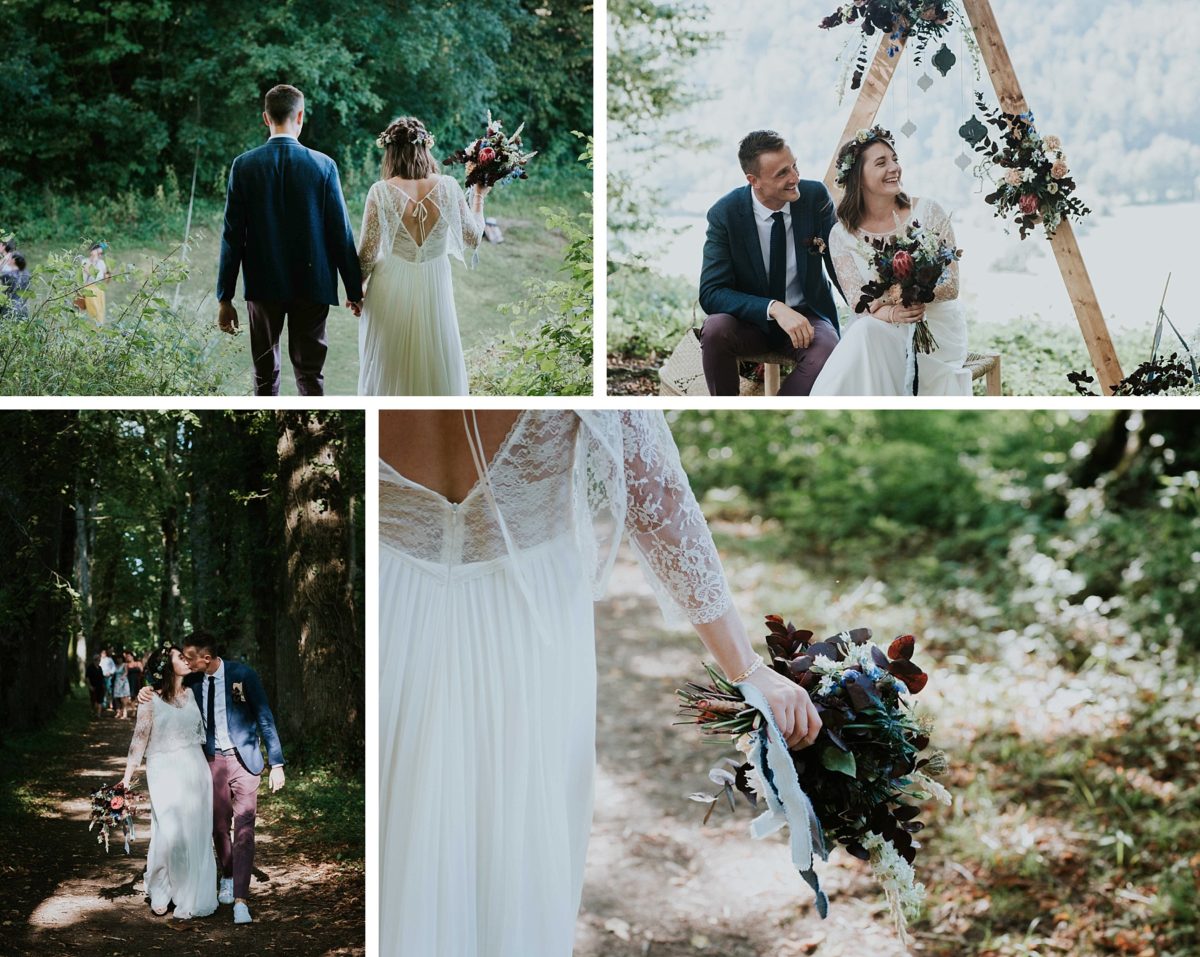 mariage folk jeans au morimont cérémonie laique