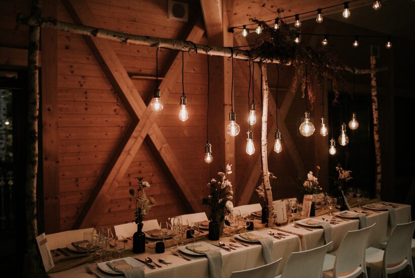 mariage automnal eco-responsable domaine du hirtz salle
