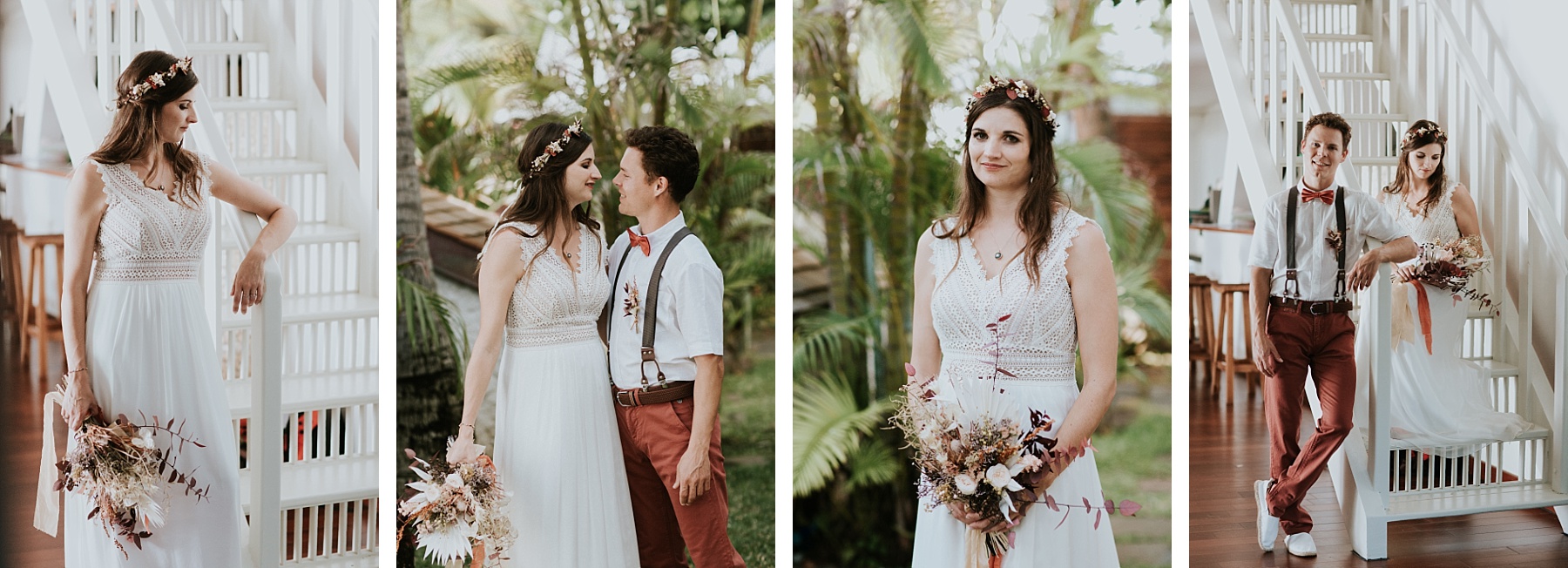 mariage plage la réunion couple