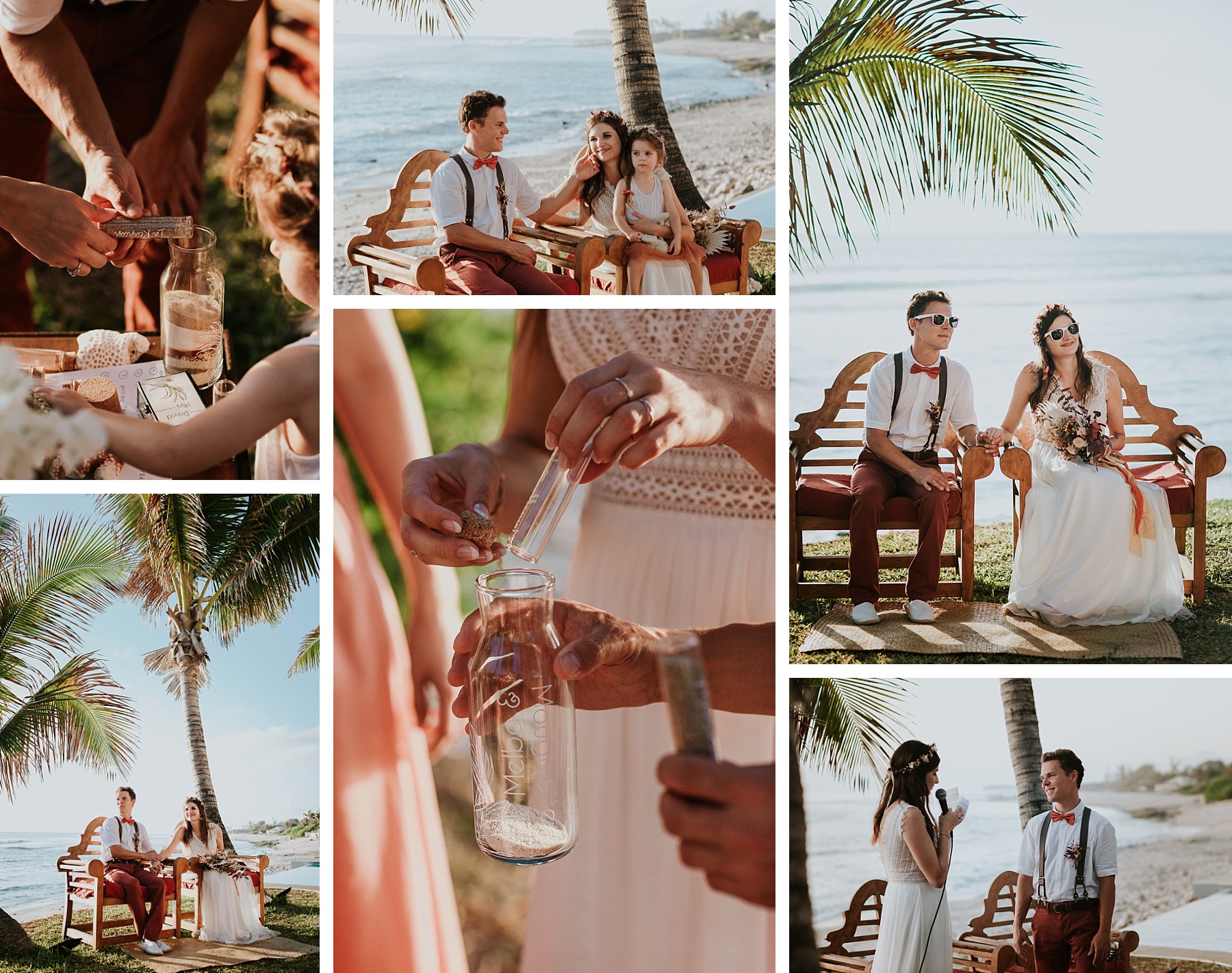 mariage plage la réunion cérémonie laïque