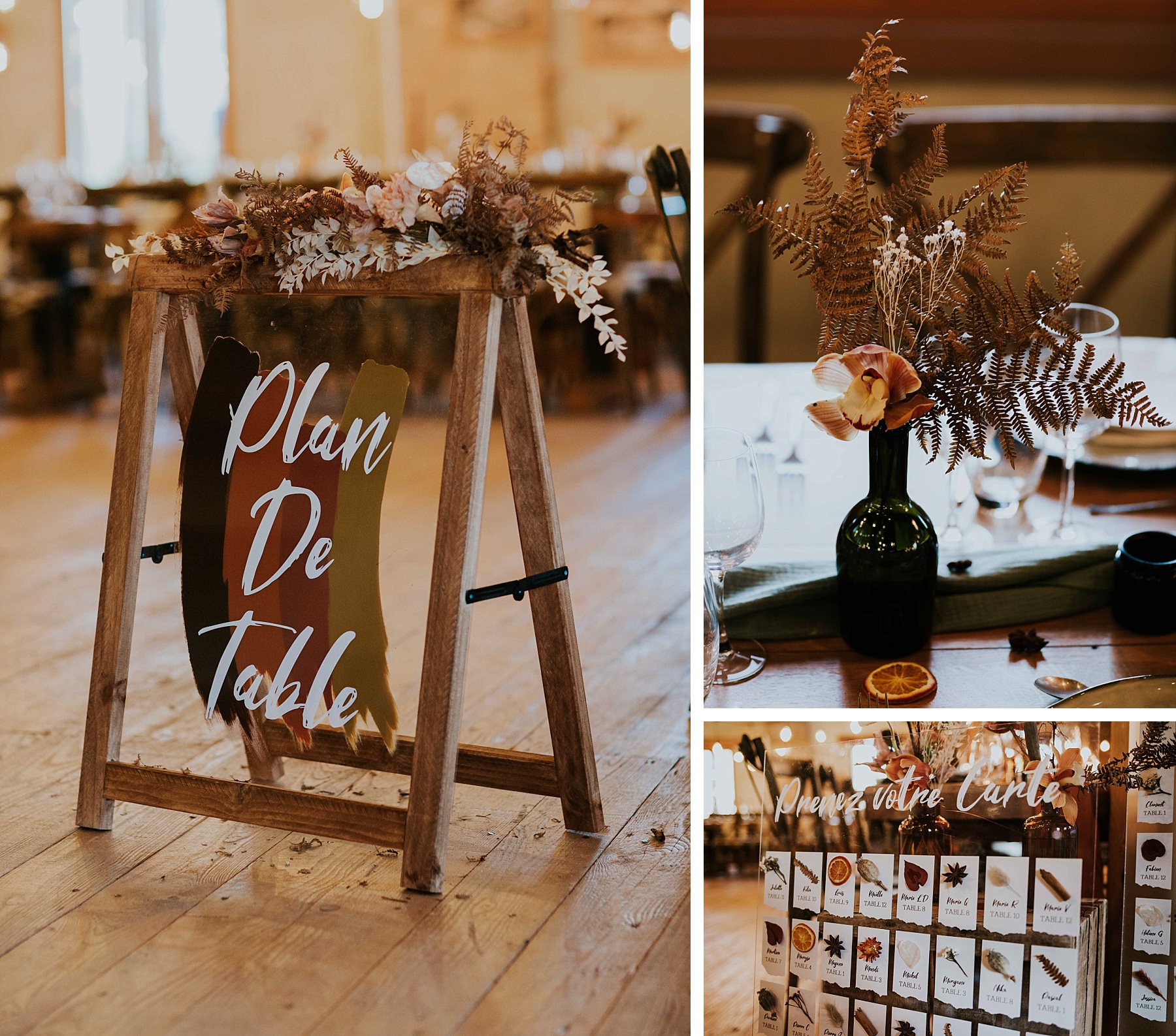 mariage hiver drille alsace plan de table