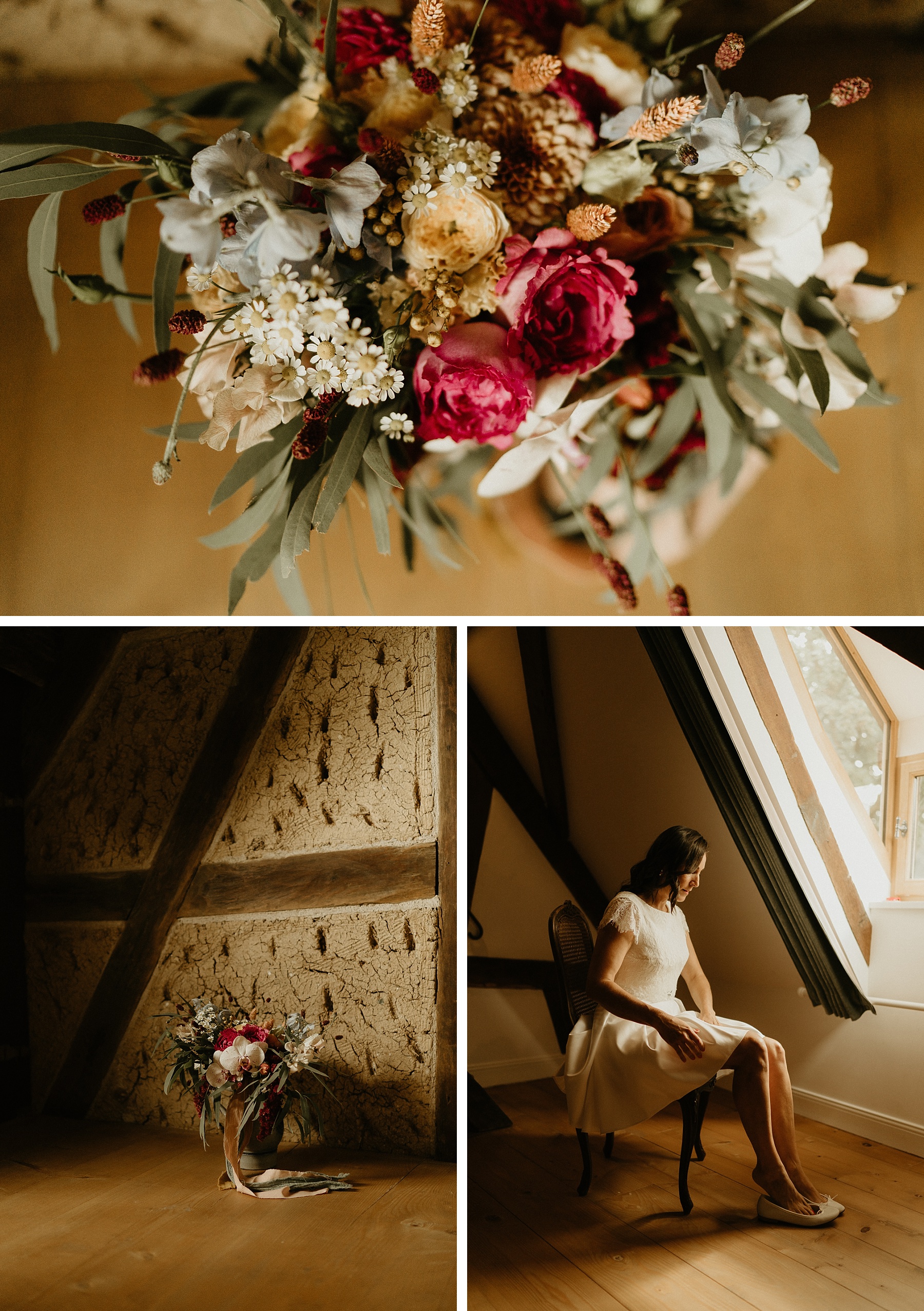 bouquet mariée mariage coloré en Alsace