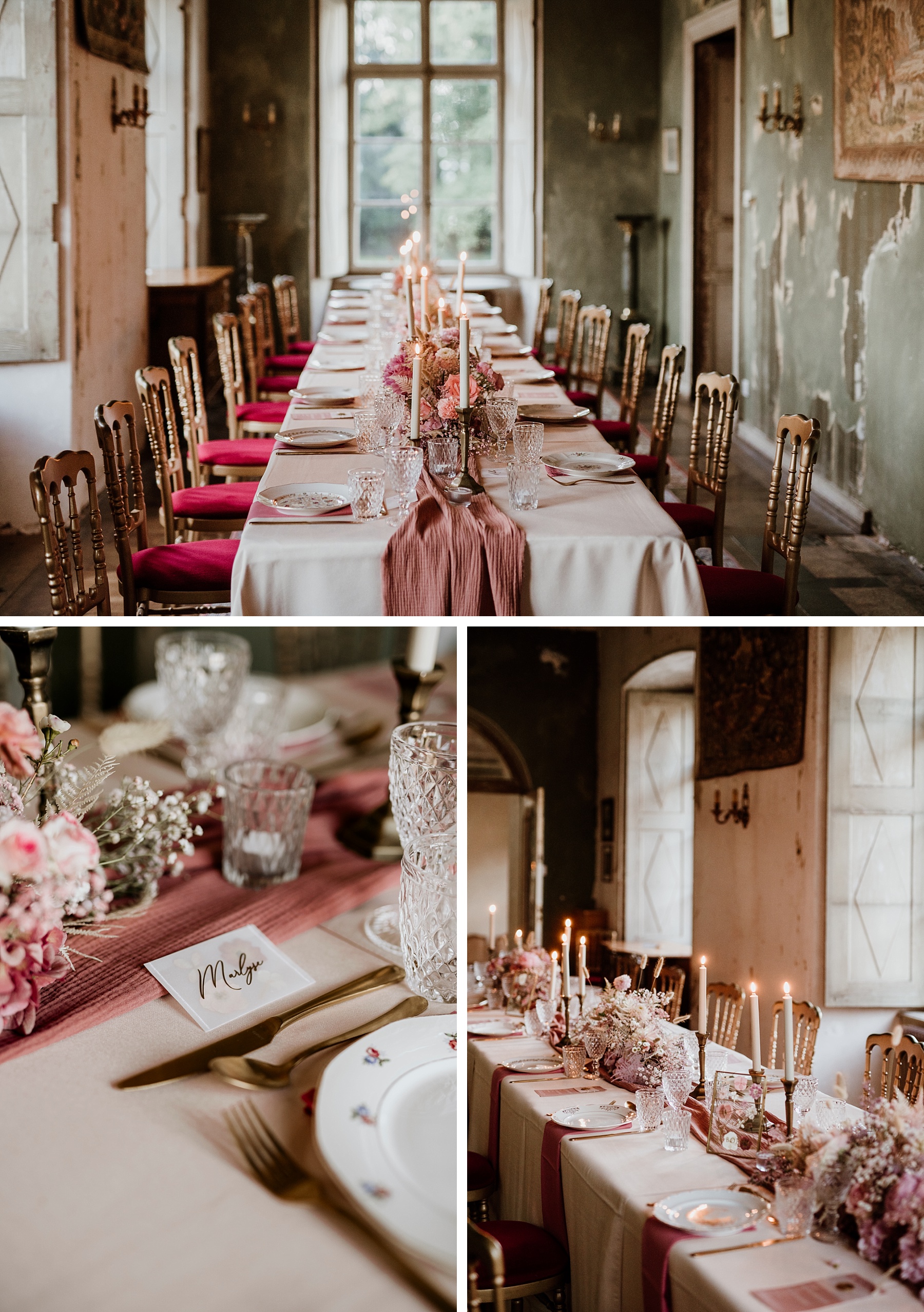 salle mariage romantique rose froeschwiller