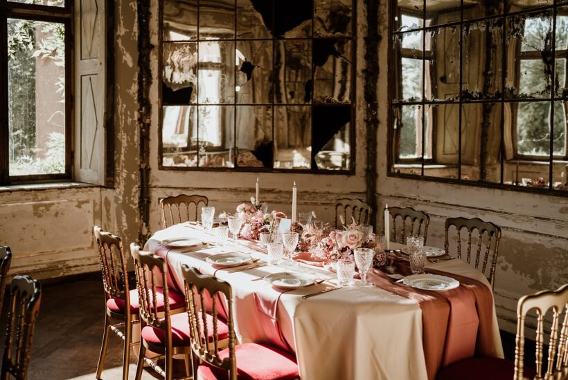 salle mariage romantique rose froeschwiller