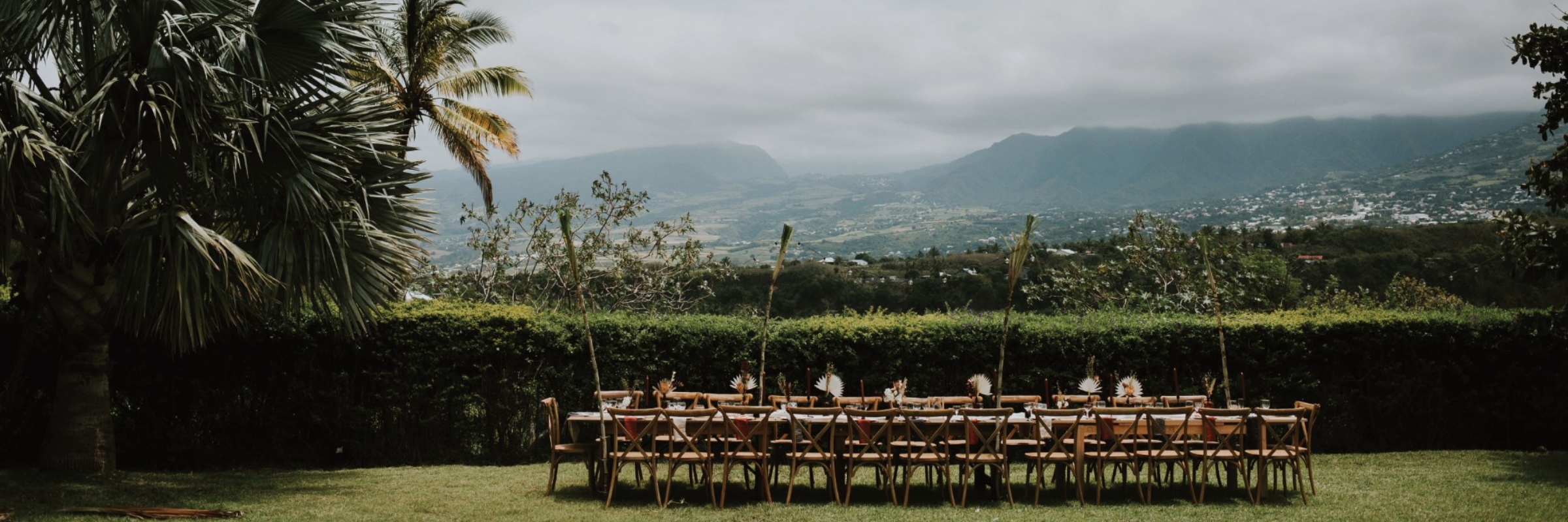 déco de table mariage eco responsable La Réunion