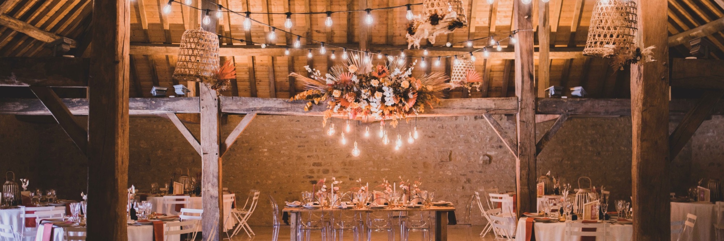 déco salle mariage bohème clos de lorraine