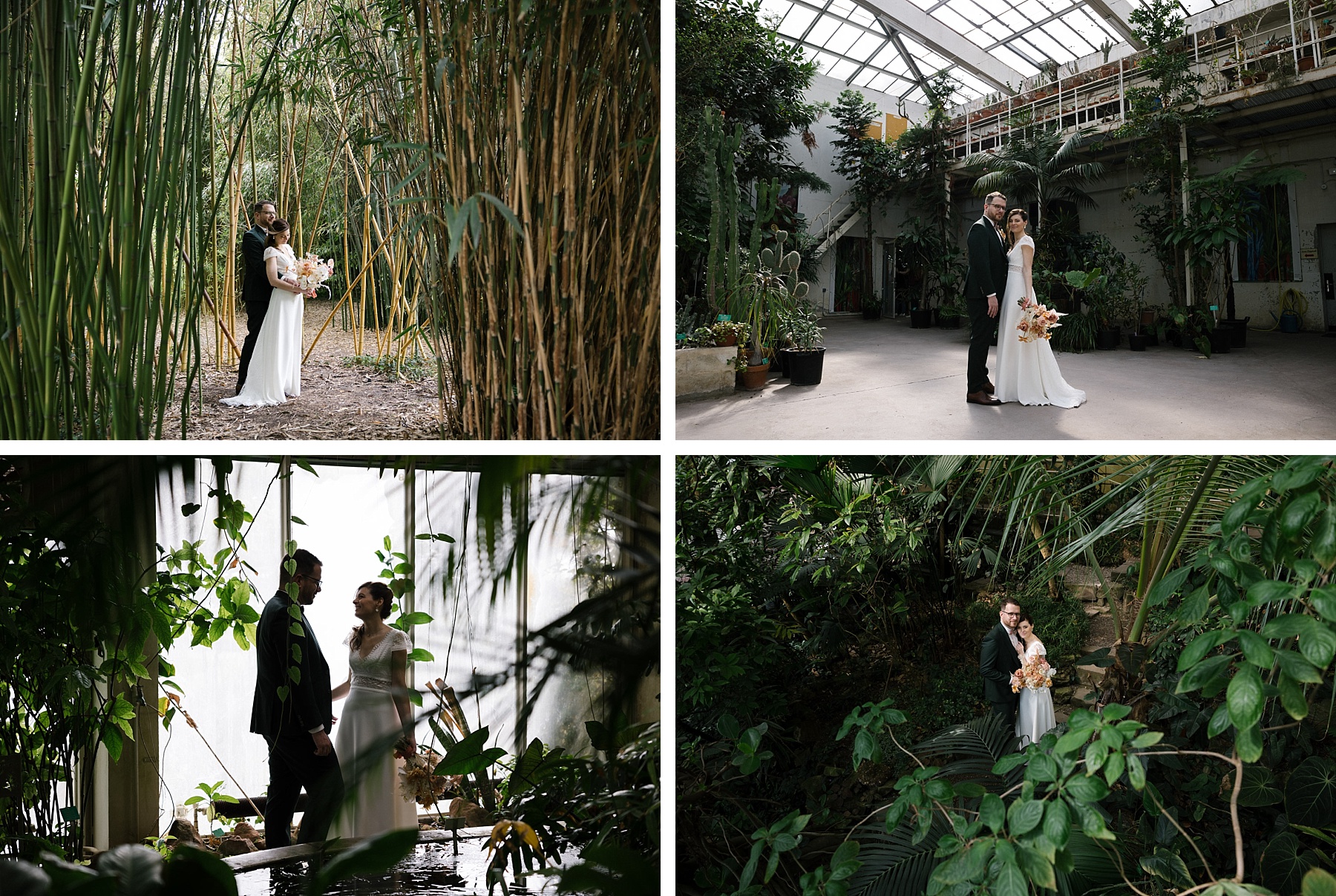 mariés séance couple jardin botanique