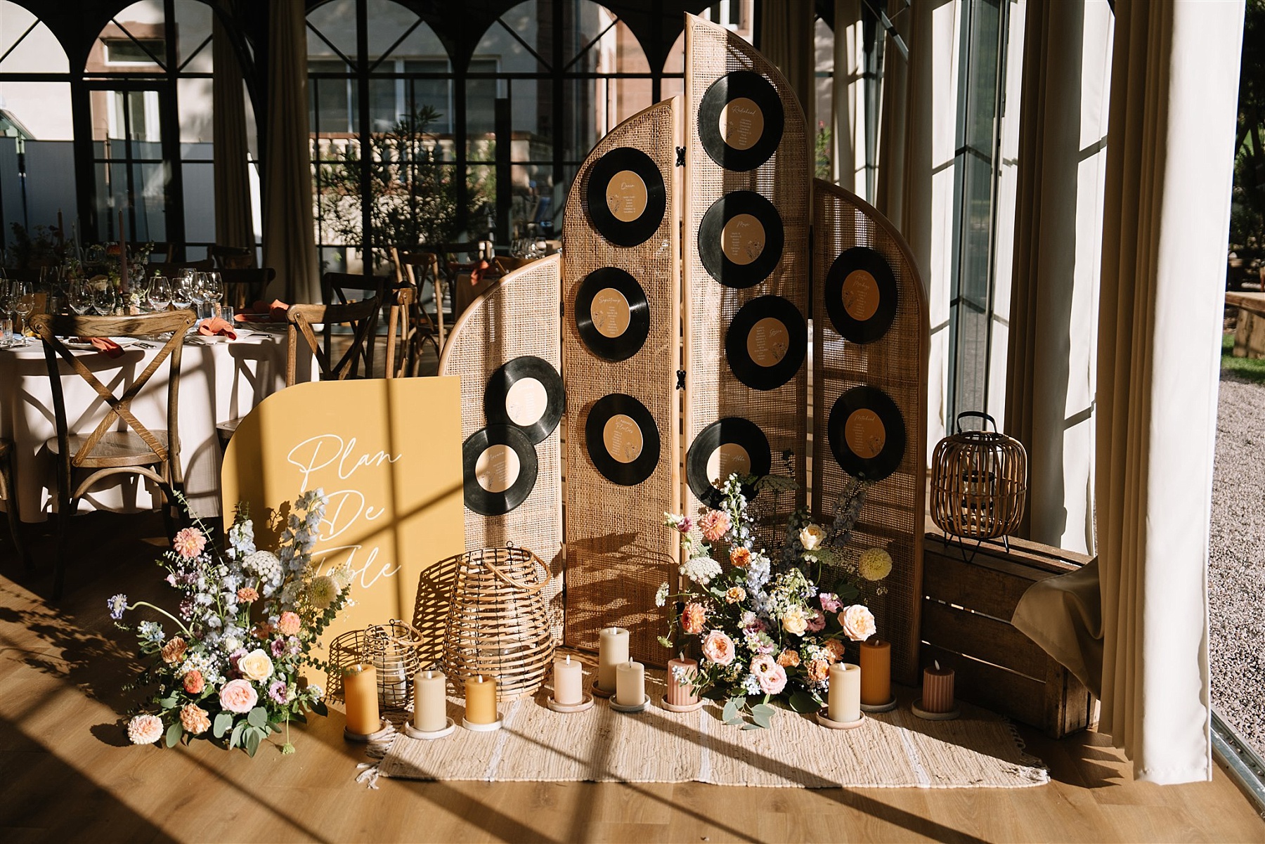 plan de table vintage