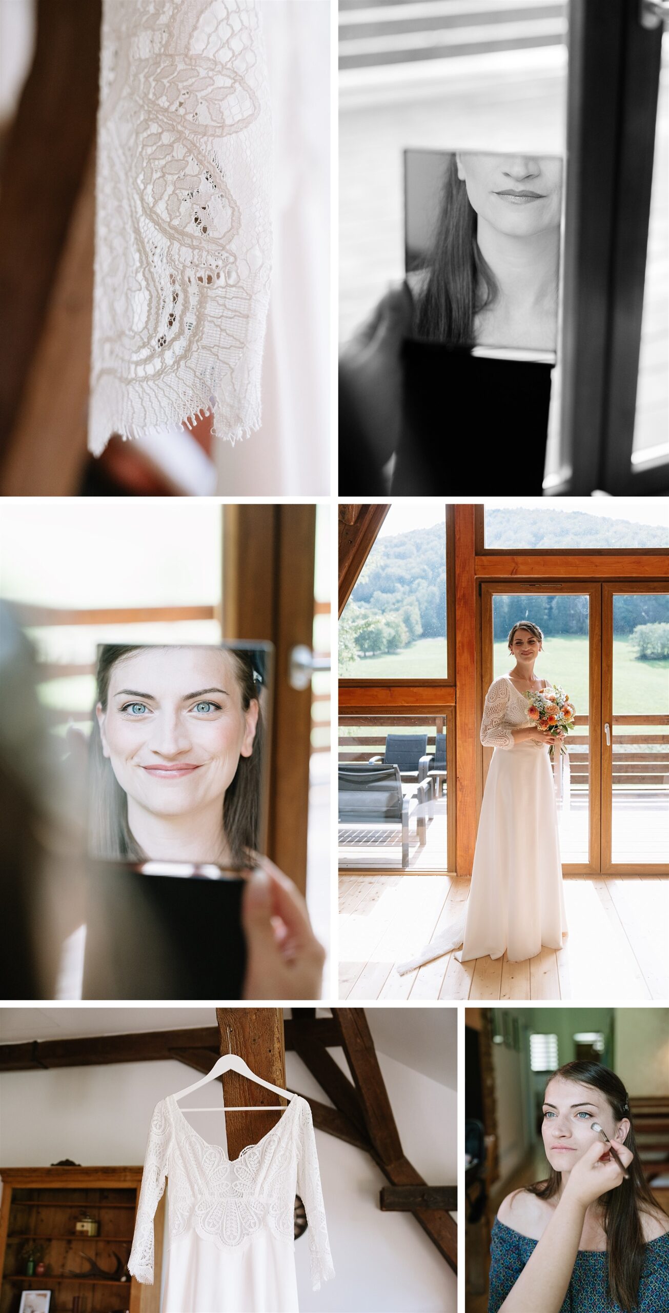préparatifs mariée orangerie du manoir
