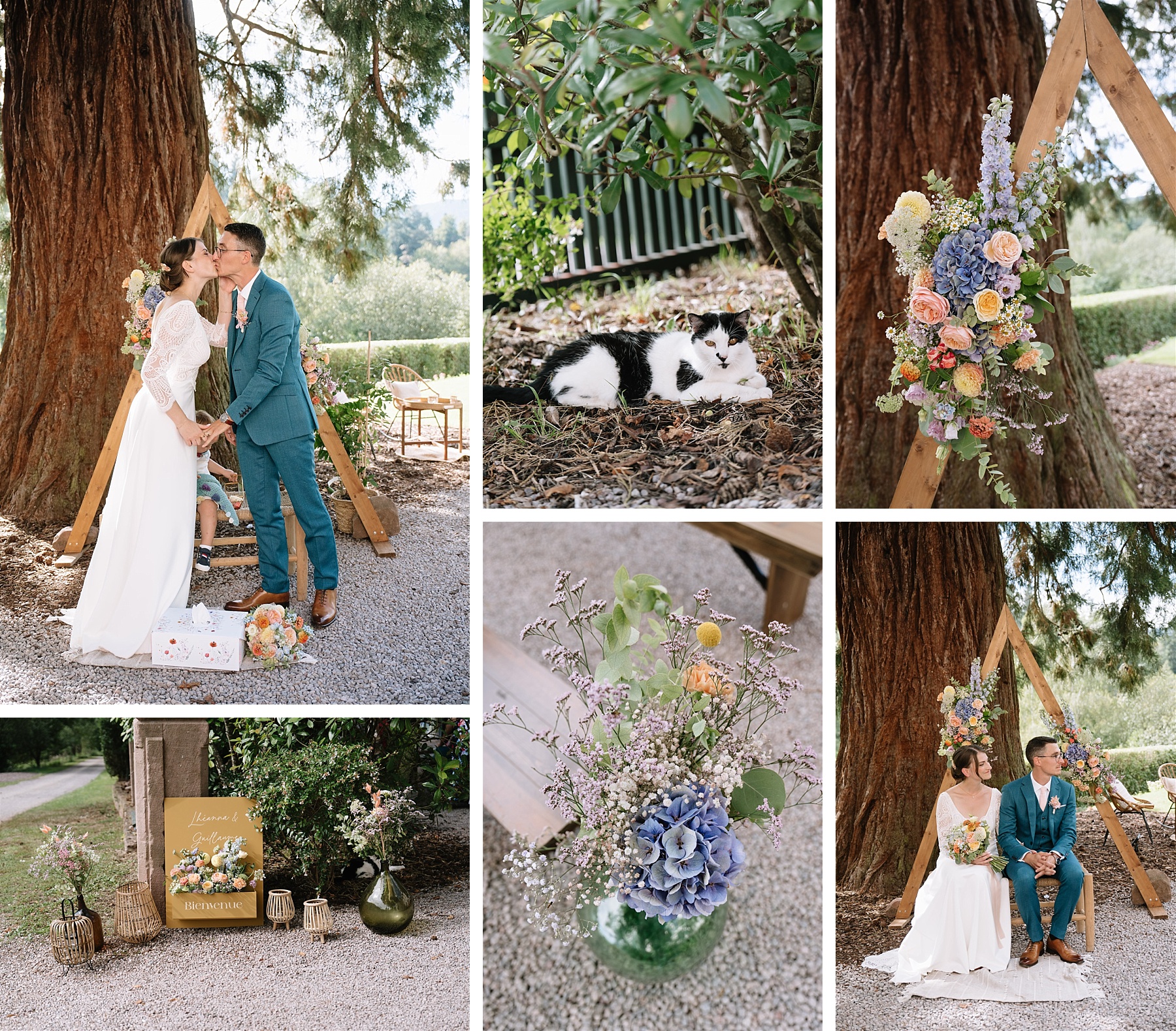 cérémonie laique mariage coloré orangerie du manoir